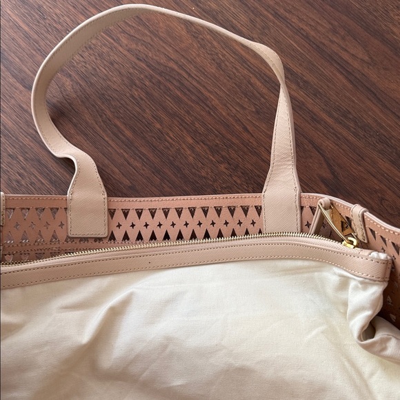 Via Spiga Tan Cutout Satchel - Picture 6 of 13